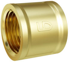 Муфта LD Pride DN32 (1 1/4") ВР латунь
